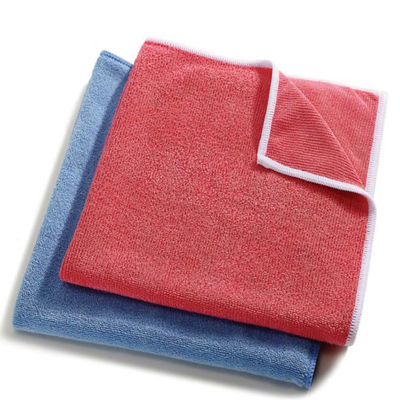 Weight 400gsm Car Microfibre Cloths Red Don Aslett Microfiber Cloths